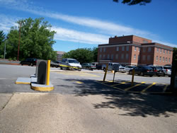 Public pay lot behind Rodman's Drugstore