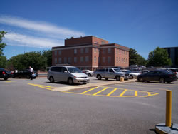 Public pay lot behind Rodman's Drugstore
